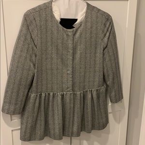 Tuckernuck Avon Lane herringbone peplum jacket